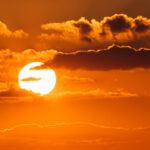 Breathtaking sunset in the evening – perfect for wallpapers and backgrounds