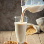 Soy Milk, Soy Food and Beverage ProductsFood nutrition concept.