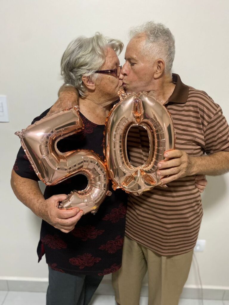 Casal 50 anos de casamento