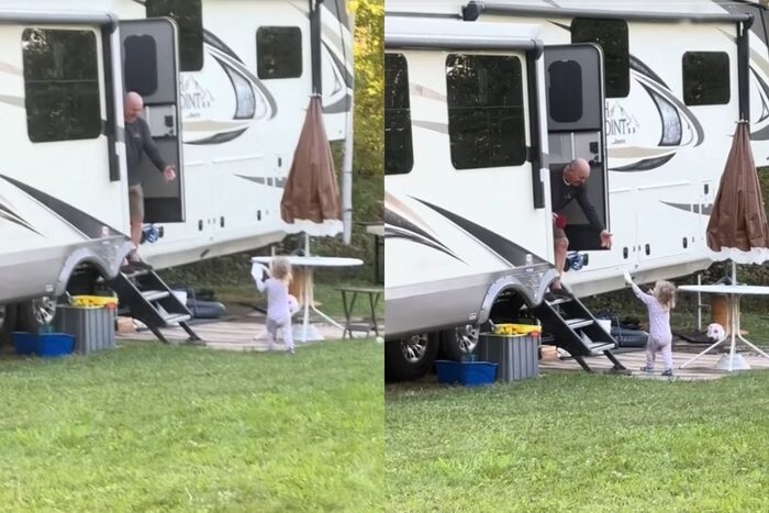 criança com bilhete