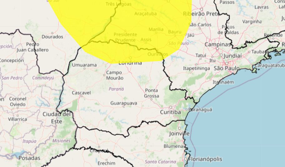 Essas 108 cidades do Paraná entram em alerta de chuvas intensas; lista 