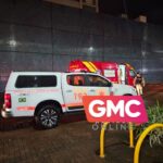 Vídeo árvore cai e atinge caminhonete em movimento no centro de Maringá (6)