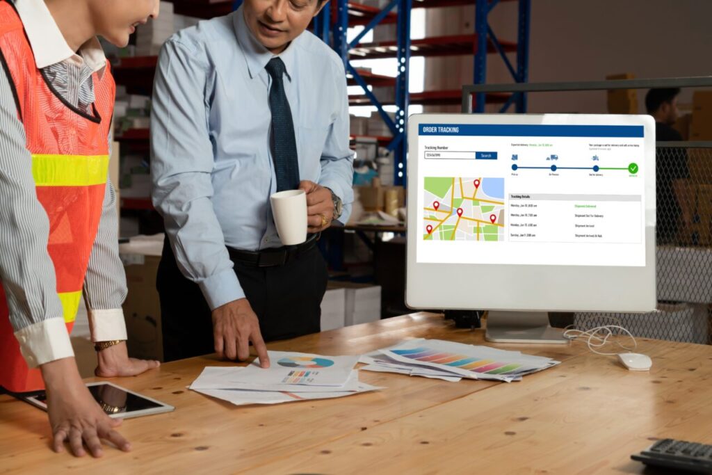 Delivery tracking system for e-commerce and modish online business