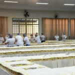 Começa o preparo do bolo de Santo Antônio em Maringá