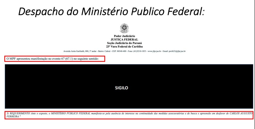documento secretário da fazenda